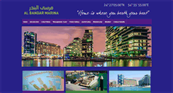 Desktop Screenshot of albandarmarina.net